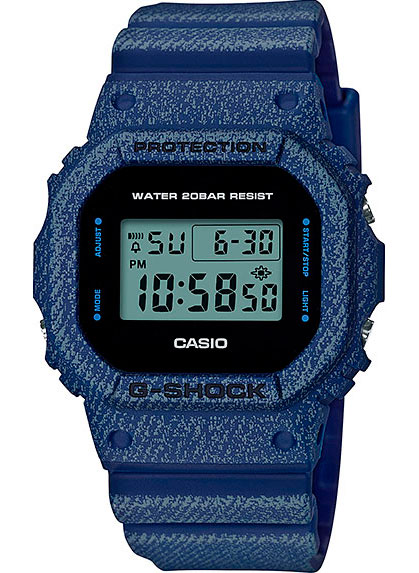 фото Японские наручные часы casio g-shock dw-5600de-2e с хронографом