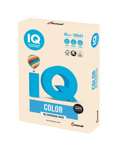 

Бумага для офисной техники IQ CR20 Color А3 80 г/м2