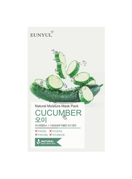 фото Маска для лица eunyul natural moisture mask pack cucumber 22 мл