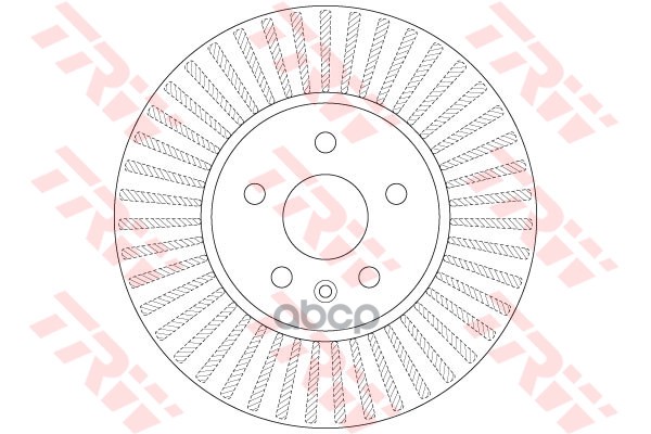 фото Тормозной диск trw/lucas для df6629
