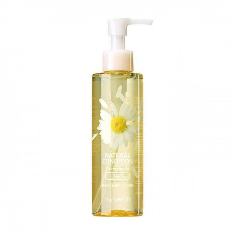 фото Масло гидрофильное natural condition cleansing oil [mild] 180мл the saem