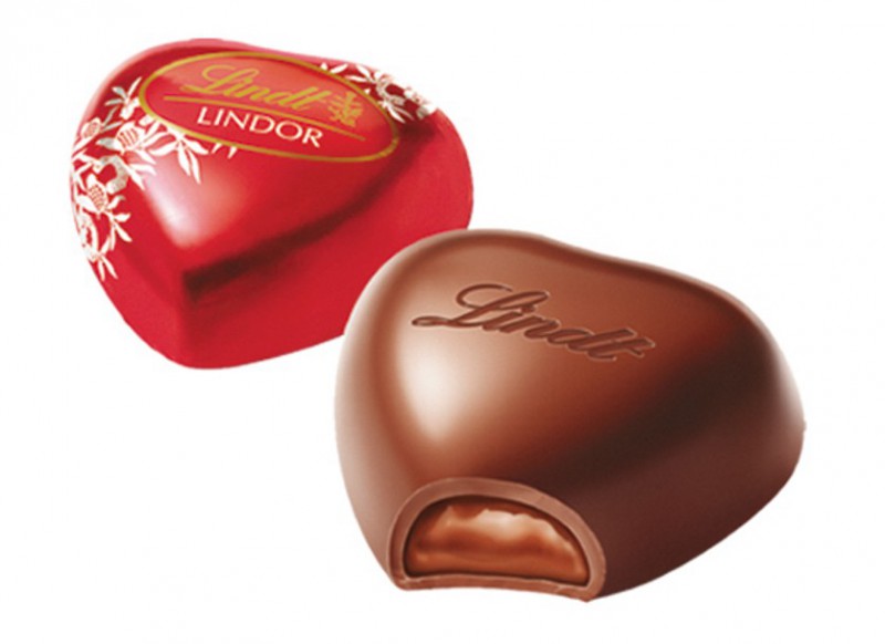 

Конфеты Lindt линдор молочный сердце 8 кг