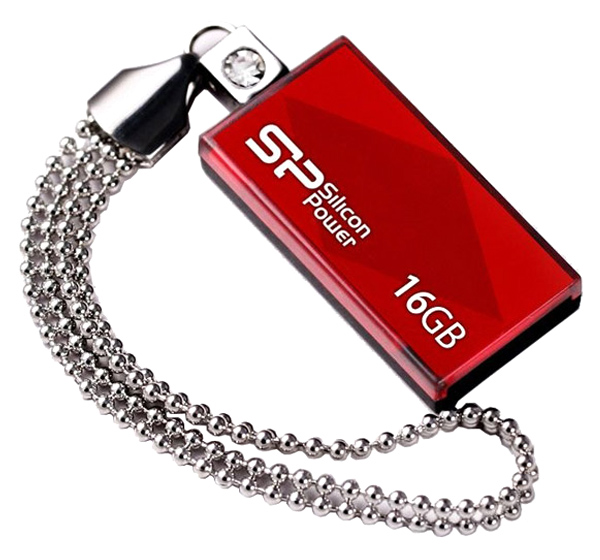 

Флешка Silicon Power Touch 810 16ГБ Red (SP016GBUF2810V1R), Touch 810