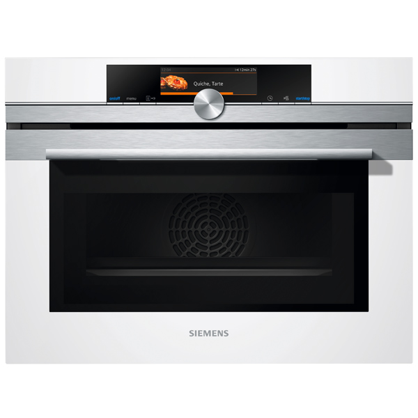 фото Встраиваемый электрический духовой шкаф siemens cm678g4w1 white