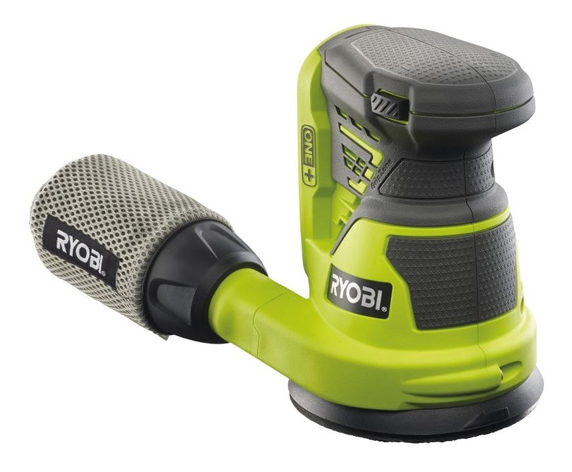 Акк. эксцентриковая шлифовальная машина Ryobi R18ROS-0 RO Sander БЕЗ АККУМУЛЯТОРА И З/У эксцентриковая шлифовальная машина интерскол эшм 125 270э 270 вт 125 мм