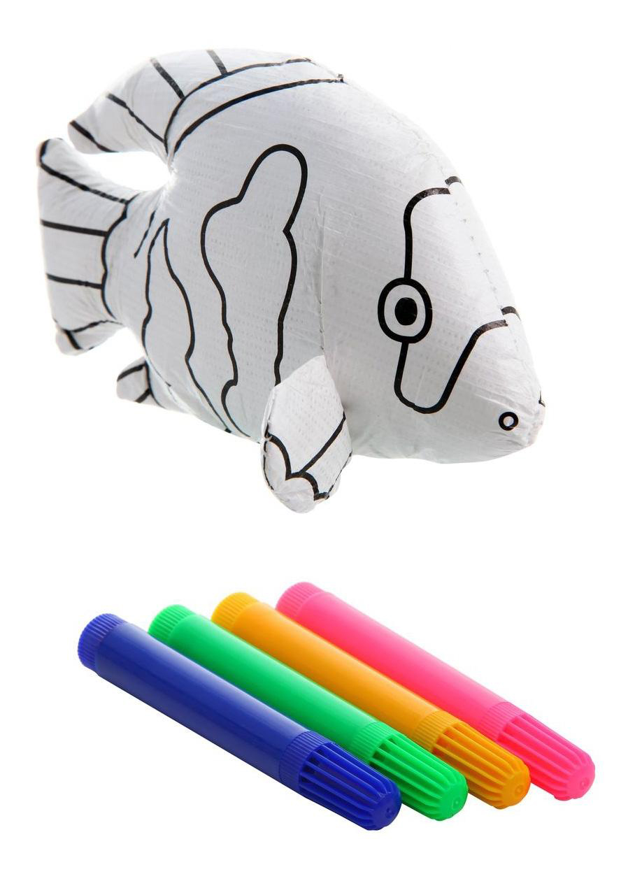 фото Набор для творчества bondibon игрушка для раскрашивания рыбки