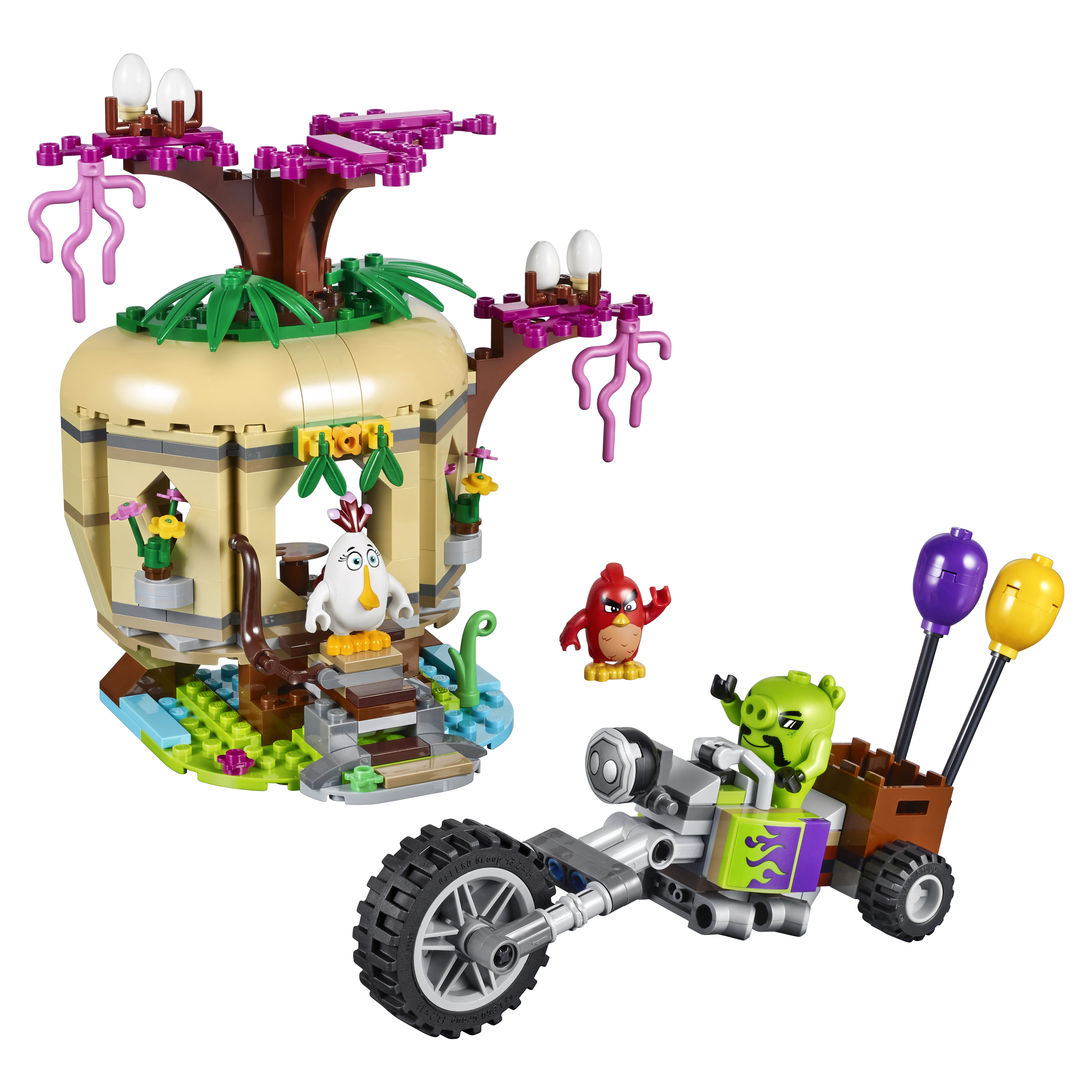 Конструктор LEGO Angry Birds Кража яиц с Птичьего острова (75823) конструктор lego angry birds пиратский корабль свинок 75825