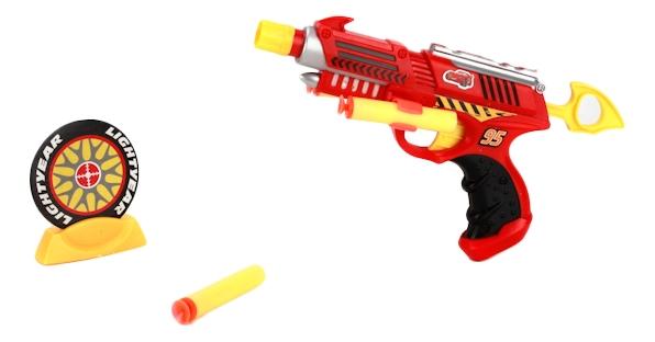 

Бластер Играем Вместе тачки, с мягкими патронами в 32,5x22x5 см, Тачки