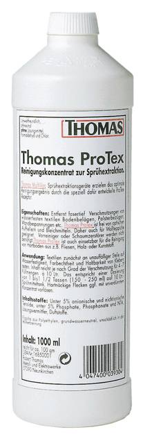 Шампунь для моющих пылесосов Thomas ProTex 1 л шампунь для моющих пылесосов filtero суперконцентрат 811