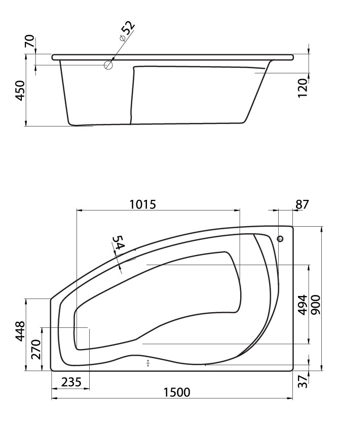 фото Комплект монтажный santek майорка 150х90см (1wh112431)