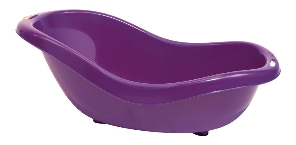 Ванночка для купания Bebe Confort со сливным отверстием, фиолетовый, 80 см