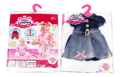 Купить Одежда для кукол: платье синие, Платья и юбки для кукол Junfa toys синее GC18-29,