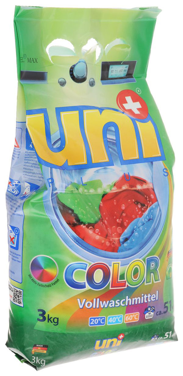 

Порошок для стирки UniPlus color 3 кг