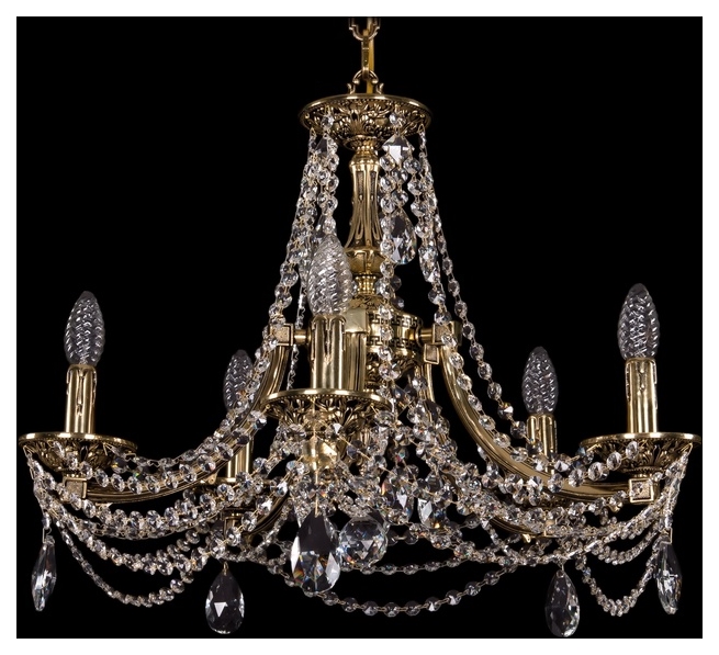 

Люстра подвесная Bohemia Ivele Crystal 1771/5/190/C/GB