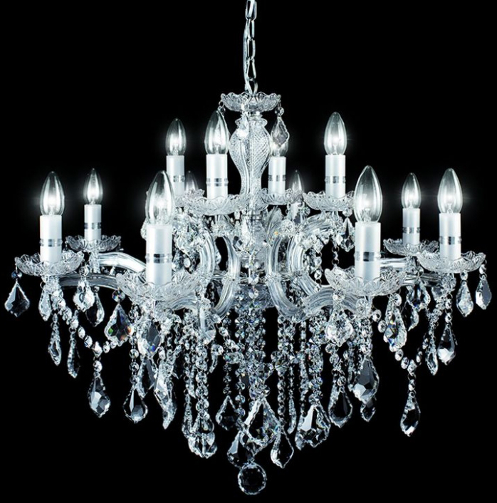 

Подвесной светильник Ideal lux Florian макс.12x40Вт Е14 Хром Металл/Хру035604, florian SP12 Cromo