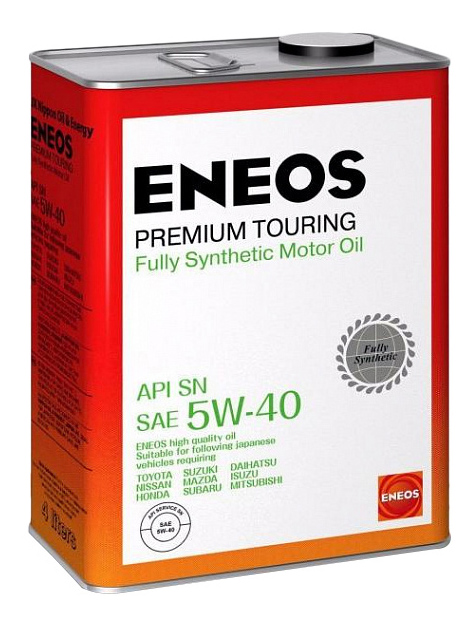 Моторное масло Eneos Premium Touring SN 5W40 4л