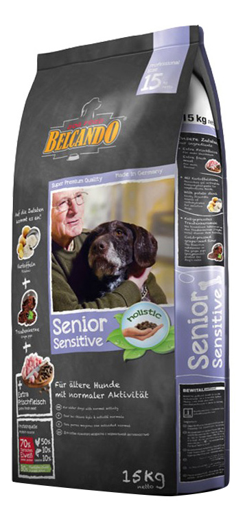 

Сухой корм для собак BELCANDO Senior Sensitive, птица, 15кг, Senior Sensitive