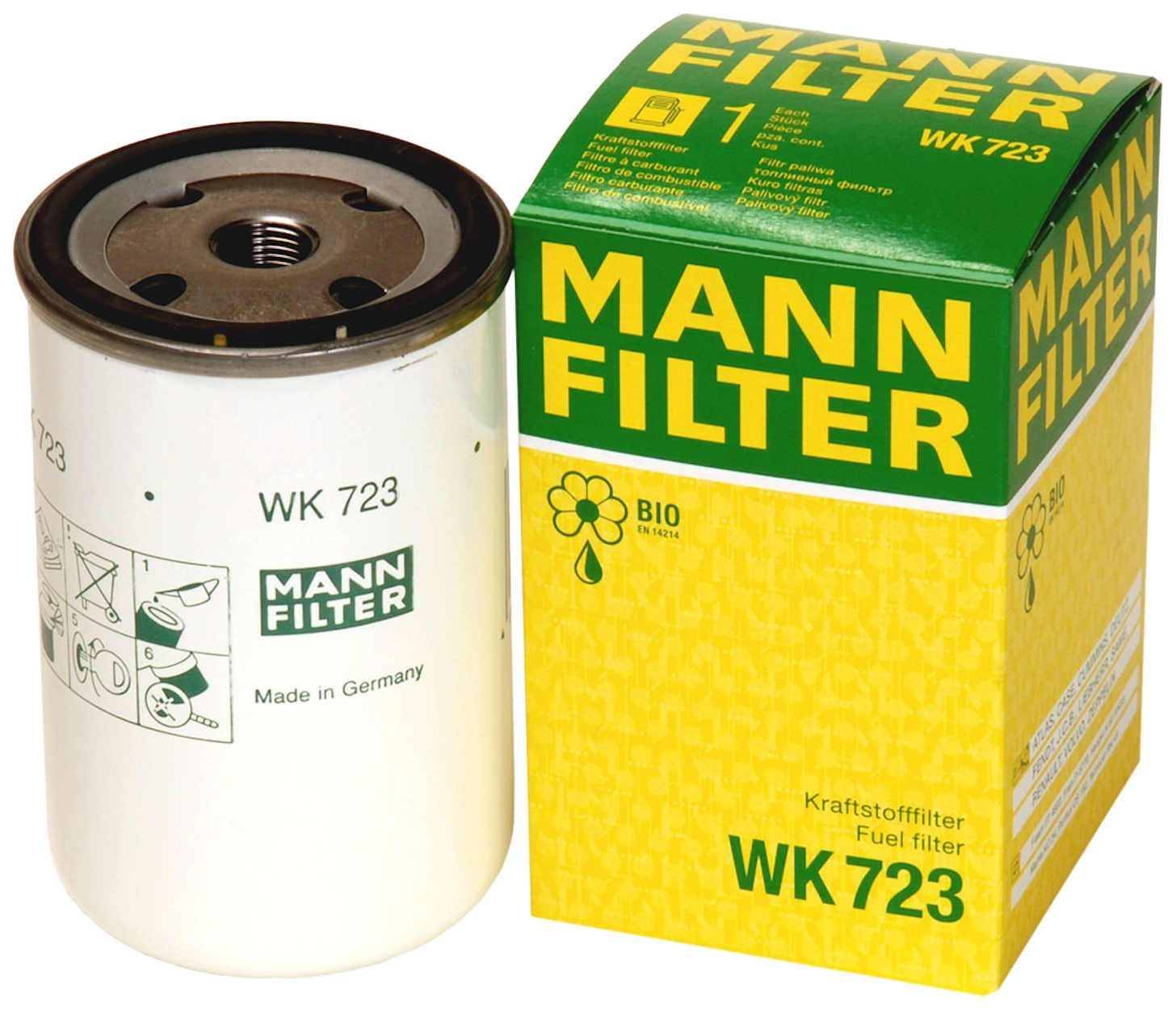 фото Фильтр топливный mann-filter wk723