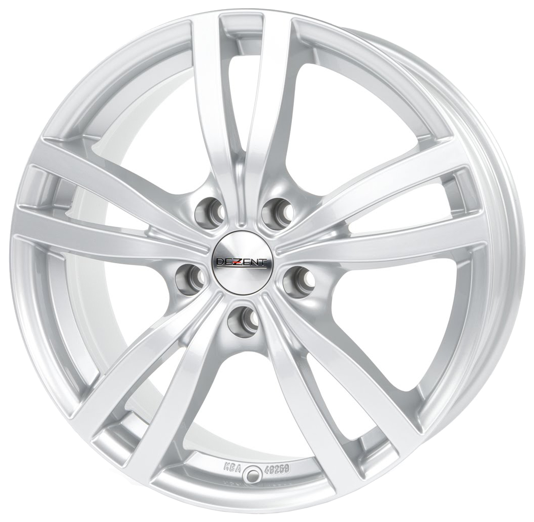 

Колесный диск DEZENT TC R15 6J PCD5x100 ET38 D57.1 (TTCK6SA38V), Серебристый, tTCK6SA38V