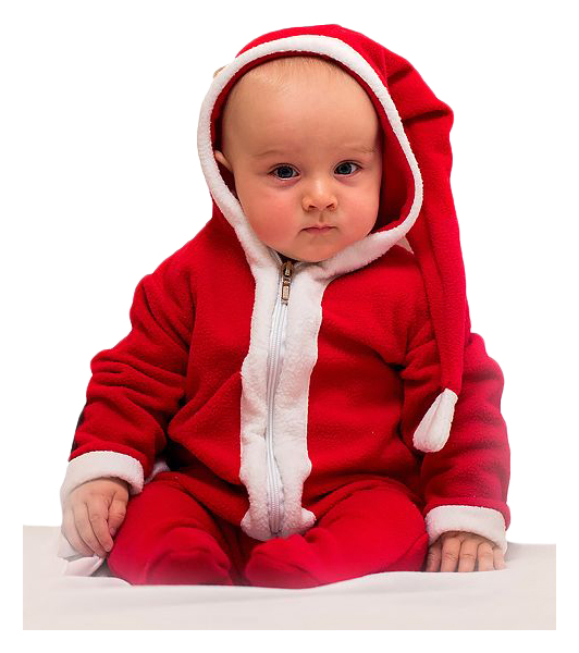 Карнавальный костюм Бока Санта-Клаус, цв. красный р.74