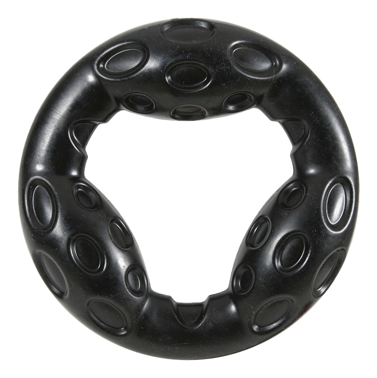 фото Жевательная игрушка для собак zolux кольцо, черный, 18 см