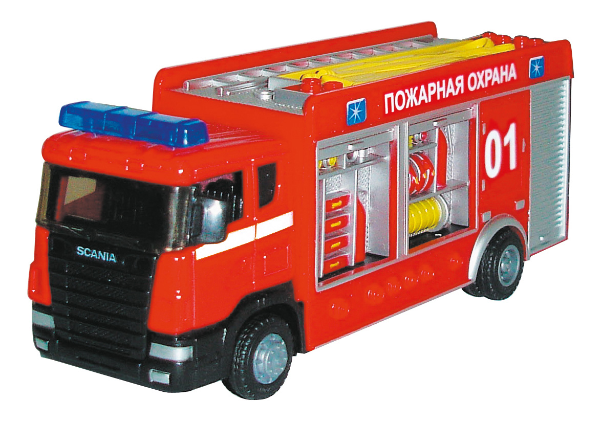 Машинка Scania Пожарная охрана 1:48 Autotime 34204