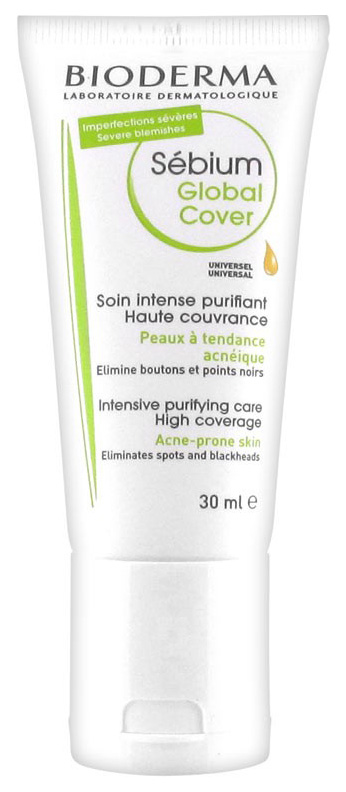 

Крем для лица Bioderma Sebium Global Cover 30 мл, Sebium Global Cover