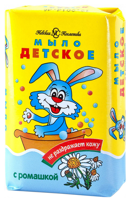 Косметическое мыло Невская косметика Детское с ромашкой 90 г arau foaming hand soap 300ml мыло пенное для рук 300 мл