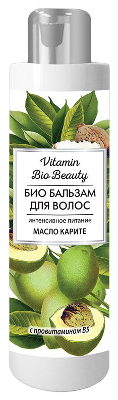 Бальзам для волос Vitamin Bio Beauty Интенсивное питание 250 мл body boom бальзам для волос био ультра питание caramel brulee frappuccino