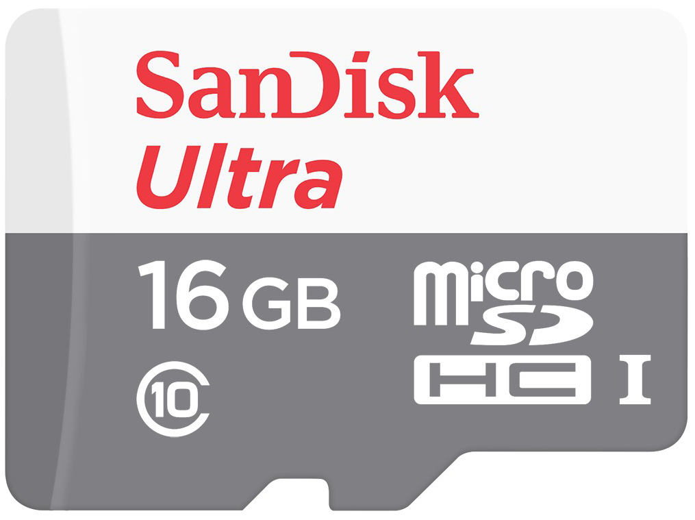 фото Карта памяти sandisk micro sdhc ultra sdsquns-016g-gn3ma 16gb