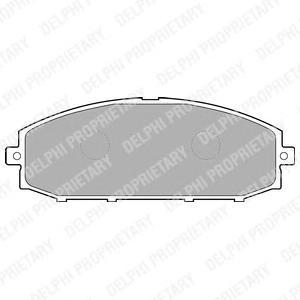 

Тормозные колодки дисковые Delphi LP1305