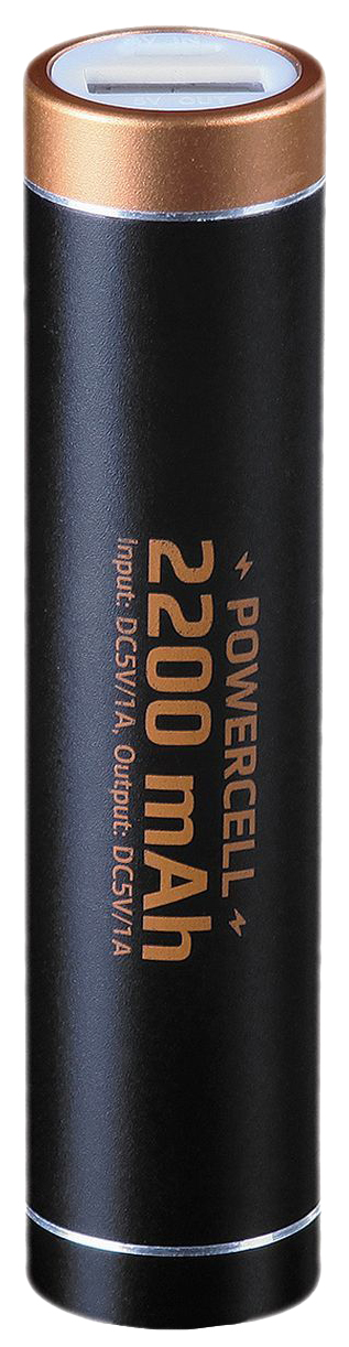 

Внешний аккумулятор QUMO PowerAid PowerCell 2200 мА/ч Black/Gold, PowerAid PowerCell