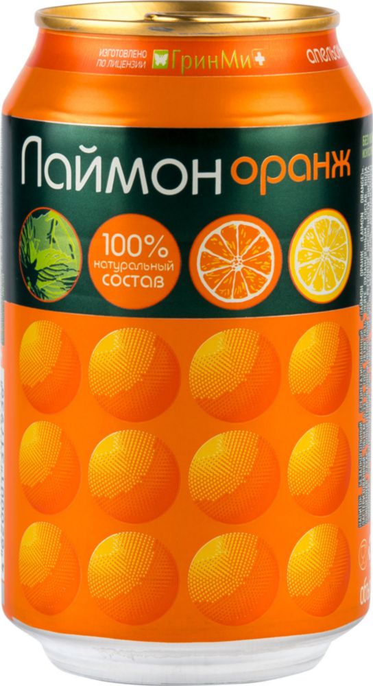 

Напиток среднегазированный Laimon оrange жестяная банка 0.33 л