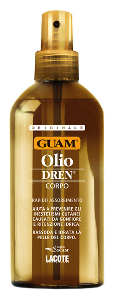 Масло для тела GUAM Olio Corpo Dren 200 мл guam легинсы антицеллюлитные моделирующие шэйп ап l xl 48 52 1 шт