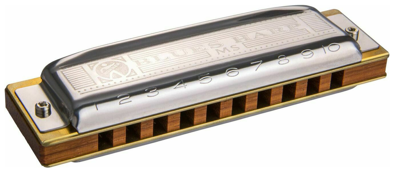 

Губная гармоника диатоническая HOHNER Blues Harp 532/20 MS F#, Серебристый