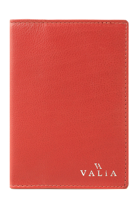 Обложка для паспорта женская VALIA 3404 красная