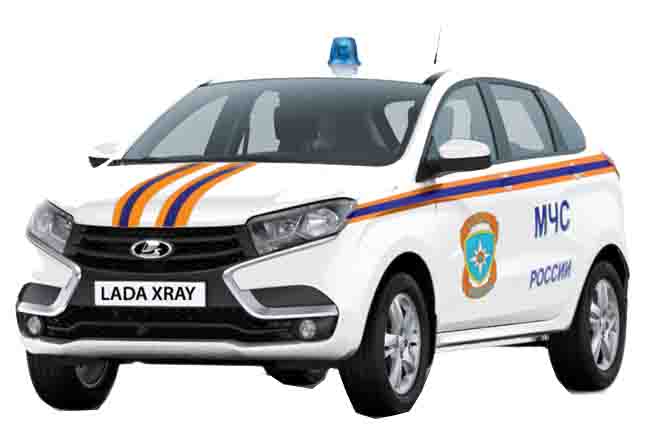 AUTOTIME Машинка Lada Xray. МЧС, 1:36 68270W-RUS