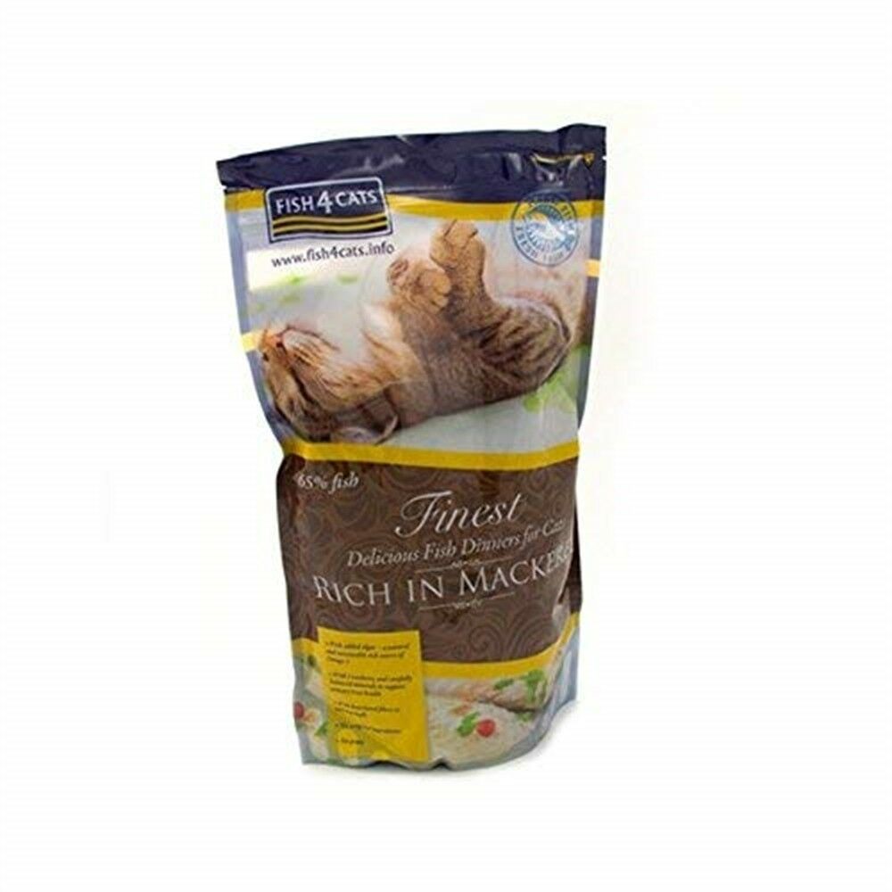 фото Сухой корм для кошек fish4cats finest mackerel, макрель, 1,5кг