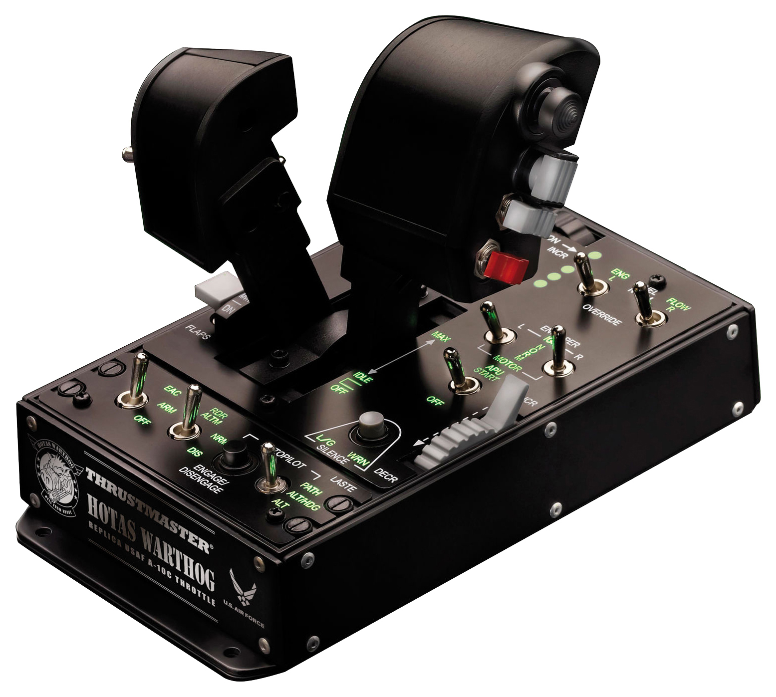 фото Джойстик thrustmaster hotas warthog dual throttle для pc black (2960739)