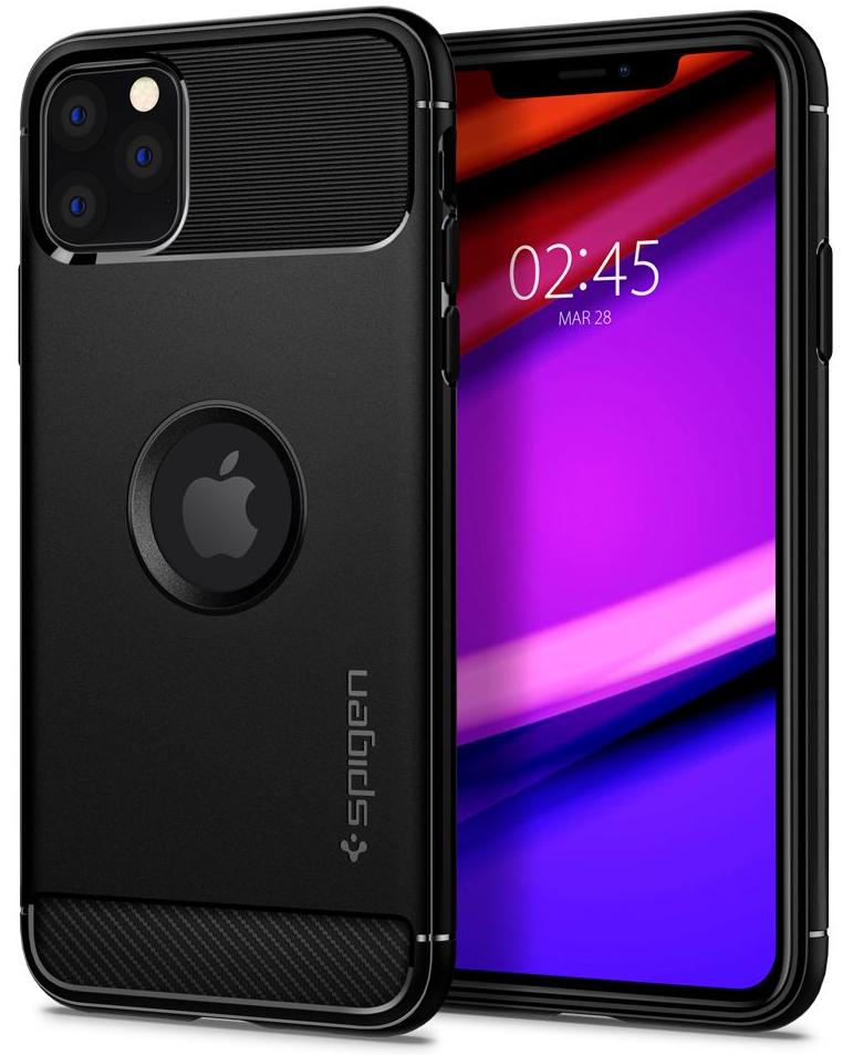 Чехол Spigen Rugged Armor 075CS27133 для iPhone 11 Pro Max Black