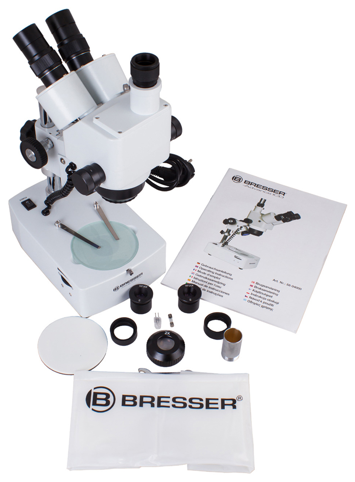 фото Микроскоп bresser advance icd 10x–160x