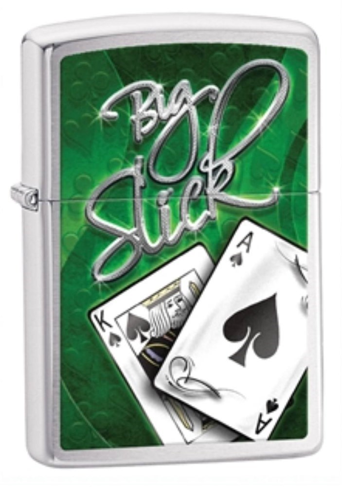 

Бензиновая зажигалка Zippo 28281 High Polish Chrome, Зеленый, 28281