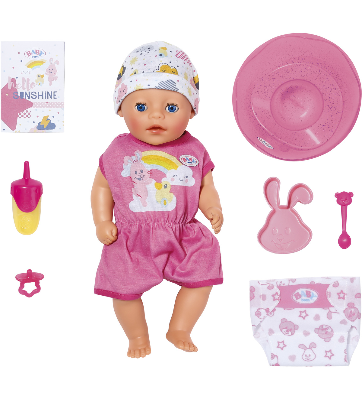 Кукла Zapf Creation my little Baby Born Девочка Нежное прикосновение 827-321, 36 см