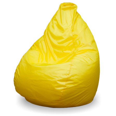 фото Кресло-мешок пуффбери груша оксфорд xxxl, желтый