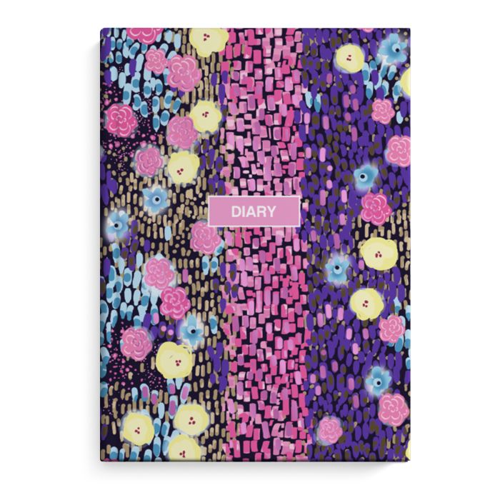 

Ежедневник Феникс+ 50701 Diary Цветочный мотив недатированный