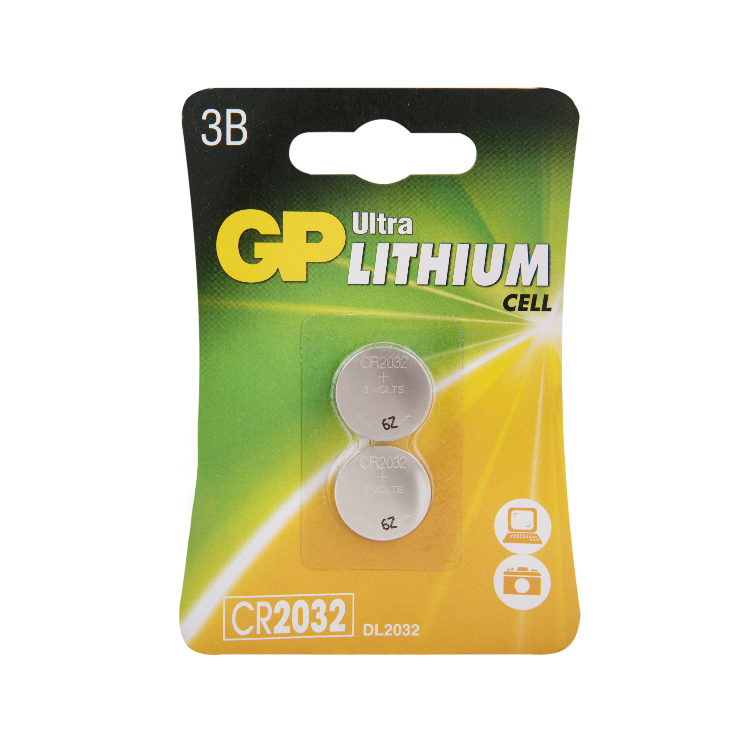 

Батарейка GP Uitra Lithium CR2032, 1 шт, 163661