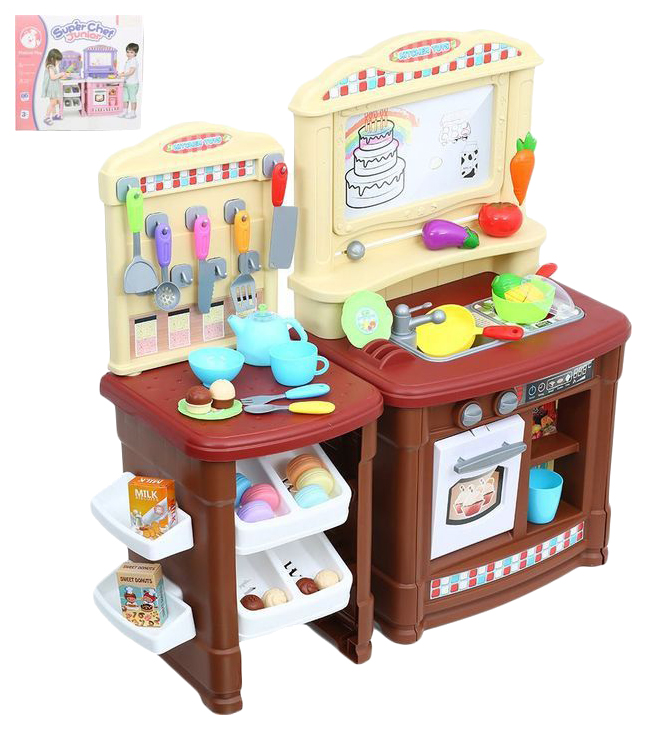 фото Игровой набор наша игрушка pretend play super chef 70 см 66 предметов