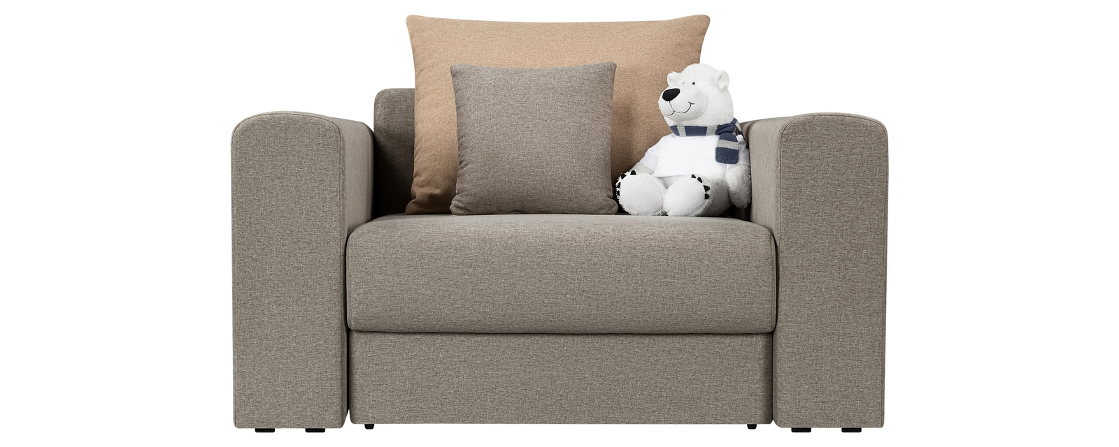 фото Кресло для гостиной d1 furniture медисон aaa4102003; серый