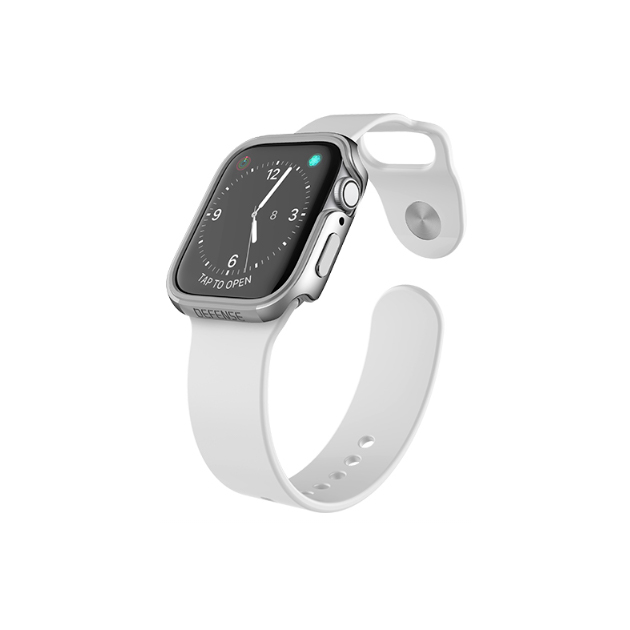 Бампер X-Doria 3X5C0413A для смарт-часов Apple Watch 40mm серебристый