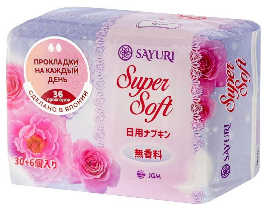 Прокладки Sayuri Super Soft 36 шт прокладки bibi soft super night ультратонкие 7 шт